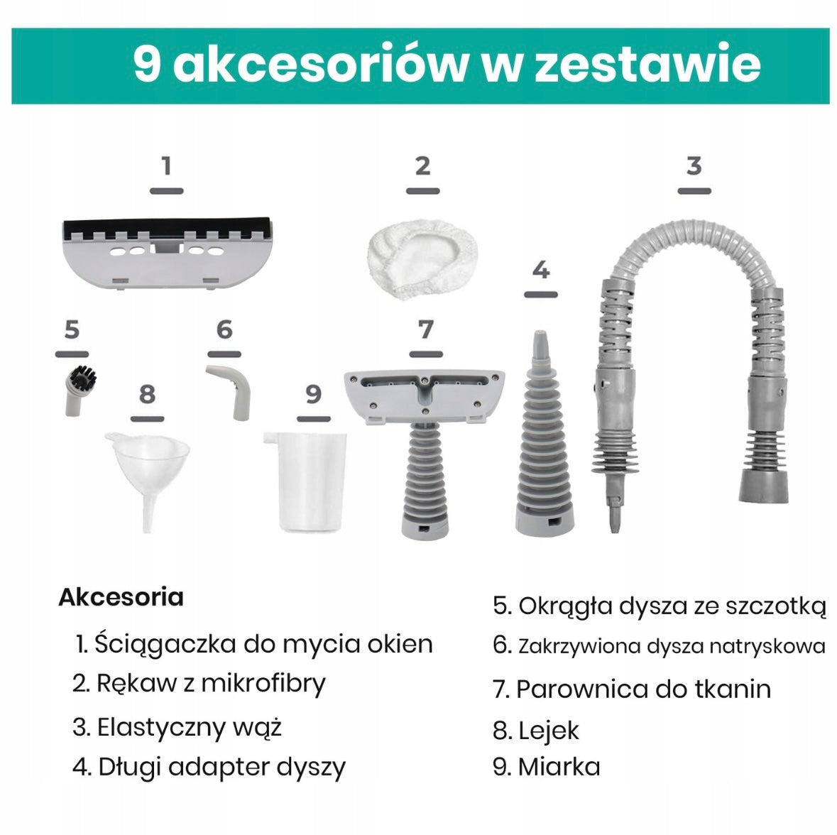 Ręczna Parownica SuperFlex™ + Akcesoria
